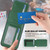 Samsung Galaxy A56 5G CX01 Detachable Magsafe Magnetic Card Bag Phone Case - Peacock Green Samsung Galaxy A56 5G CX01 Detachable Magsafe Magnetic Card Bag Phone Case - Peacock Green