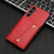 Samsung Galaxy A56 5G Double Buckle Card Slots Magnetic Phone Case - Red Samsung Galaxy A56 5G Double Buckle Card Slots Magnetic Phone Case - Red