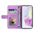 Samsung Galaxy A56 5G Dual-color Splicing Flip Leather Phone Case - Purple