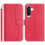 Samsung Galaxy A56 5G Dual-Folded S-shape Leather Phone Case - Rose Red