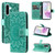Samsung Galaxy A56 5G Embossed Sunflower Pattern Flip Leather Phone Case - Green