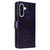 Samsung Galaxy A56 5G Embossed Sunflower Pattern Flip Leather Phone Case - Purple