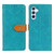 Samsung Galaxy A56 5G European Floral Embossed Leather Phone Case - Blue