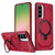 Samsung Galaxy A56 5G Frosted MagSafe Holder Phone Case - Red Samsung Galaxy A56 5G Frosted MagSafe Holder Phone Case - Red