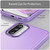 Samsung Galaxy A56 5G Frosted Translucent TPU Hybrid PC Full Coverage Phone Case - Dark Purple