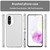 Samsung Galaxy A56 5G Frosted Translucent TPU Hybrid PC Full Coverage Phone Case - White