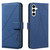 Samsung Galaxy A56 5G Geometric Pattern RFID Leather Phone Case - Blue