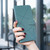 Samsung Galaxy A56 5G Geometric Pattern RFID Leather Phone Case - Green