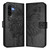 Samsung Galaxy A56 5G Global Embossed Butterfly Leather Phone Case - Black