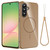 Samsung Galaxy A56 5G Glossy TPU Shockproof MagSafe Phone Case with Lanyard - Gold Samsung Galaxy A56 5G Glossy TPU Shockproof MagSafe Phone Case with Lanyard - Gold