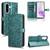 Samsung Galaxy A56 5G Honeycomb Dot Texture Leather Phone Case - Green