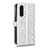 Samsung Galaxy A56 5G Honeycomb Dot Texture Leather Phone Case - Silver Samsung Galaxy A56 5G Honeycomb Dot Texture Leather Phone Case - Silver
