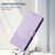 Samsung Galaxy A56 5G Honeycomb Embossing RFID Leather Phone Case - Light Purple