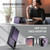 Samsung Galaxy A56 5G JEEHOOD J09 Buckle Card Bag MagSafe Magnetic Style RFID Leather Phone Case - Purple