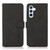 Samsung Galaxy A56 5G KHAZNEH Matte Texture Leather Phone Case - Black