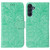 Samsung Galaxy A56 5G Lace Flower Embossing Flip Leather Phone Case - Green Samsung Galaxy A56 5G Lace Flower Embossing Flip Leather Phone Case - Green