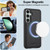 Samsung Galaxy A56 5G LC.IMEEKE L2 Series Detachable Magsafe PU Phone Case with Lanyard - Black