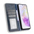 Samsung Galaxy A56 5G Magnetic Buckle Retro Texture Leather Phone Case - Blue