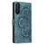 Samsung Galaxy A56 5G Mandala Embossed Retro Frosted Leather Phone Case - Blue