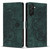 Samsung Galaxy A56 5G Mandala Embossed Retro Frosted Leather Phone Case - Green Samsung Galaxy A56 5G Mandala Embossed Retro Frosted Leather Phone Case - Green