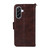 Samsung Galaxy A56 5G Multi-card Slots Crossbody Cowhide Leather Phone Case - Brown