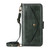Samsung Galaxy A56 5G Multi-card Slots Crossbody Cowhide Leather Phone Case - Green