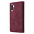 Samsung Galaxy A56 5G Multifunctional Frosted Zipper Wallet Leather Phone Case - Wine Red