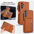Samsung Galaxy A56 5G Multifunctional Wallet Detachable Leather Phone Case with Lanyard - Brown Samsung Galaxy A56 5G Multifunctional Wallet Detachable Leather Phone Case with Lanyard - Brown