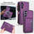 Samsung Galaxy A56 5G Multifunctional Wallet Detachable Leather Phone Case with Lanyard - Dark Purple Samsung Galaxy A56 5G Multifunctional Wallet Detachable Leather Phone Case with Lanyard - Dark Purple
