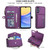 Samsung Galaxy A56 5G Multifunctional Wallet Detachable Leather Phone Case with Lanyard - Dark Purple Samsung Galaxy A56 5G Multifunctional Wallet Detachable Leather Phone Case with Lanyard - Dark Purple