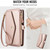 Samsung Galaxy A56 5G Multifunctional Wallet Detachable Leather Phone Case with Lanyard - Rose Gold