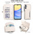 Samsung Galaxy A56 5G Multifunctional Wallet Detachable Leather Phone Case with Lanyard - White