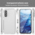 Samsung Galaxy A56 5G PC Hybrid TPU Airbag Shockproof Phone Case - Transparent