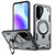Samsung Galaxy A56 5G PC Hybrid TPU Armor MagSafe Ring Holder Phone Case - Grey