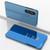 Samsung Galaxy A56 5G Plated Mirror Horizontal Flip Leather Phone Case with Holder - Blue
