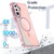Samsung Galaxy A56 5G Plating Gradient Discolor MagSafe Phone Case - Blue Samsung Galaxy A56 5G Plating Gradient Discolor MagSafe Phone Case - Blue