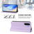 Samsung Galaxy A56 5G RC01 Dual-Folded Magnetic Suction RFID Leather Phone Case - Light Purple