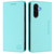 Samsung Galaxy A56 5G RC01 Dual-Folded Magnetic Suction RFID Leather Phone Case - Mint Green