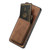 Samsung Galaxy A56 5G Retro Leather Card Bag Magnetic Phone Case - Brown