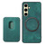 Samsung Galaxy A56 5G Retro Leather Card Bag Magnetic Phone Case - Green Samsung Galaxy A56 5G Retro Leather Card Bag Magnetic Phone Case - Green