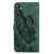 Samsung Galaxy A56 5G Retro Skin Feel Butterflies Embossing Horizontal Flip Leather Phone Case - Green