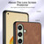 Samsung Galaxy A56 5G Retro Skin-feel Ring Card Wallet Phone Case - Brown