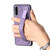 Samsung Galaxy A56 5G Retro Wristband Holder Leather Back Phone Case - Purple