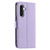 Samsung Galaxy A56 5G Ring Buckle Rhombic Leather Phone Case - Purple Samsung Galaxy A56 5G Ring Buckle Rhombic Leather Phone Case - Purple