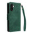 Samsung Galaxy A56 5G Rivet Buckle 9 Cards Three Fold Leather Phone Case - Green