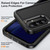 Samsung Galaxy A56 5G Rugged PC Hybrid Silicone Phone Case with Holder - Black