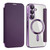 Samsung Galaxy A56 5G Shield MagSafe RFID Anti-theft Leather Phone Case - Purple