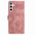 Samsung Galaxy A56 5G Skin Feel Embossed Feather Leather Phone Case - Pink
