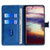 Samsung Galaxy A56 5G Skin Feel Magnetic Buckle Leather Phone Case - Blue
