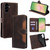 Samsung Galaxy A56 5G Skin Feel Magnetic Buckle Leather Phone Case - Brown